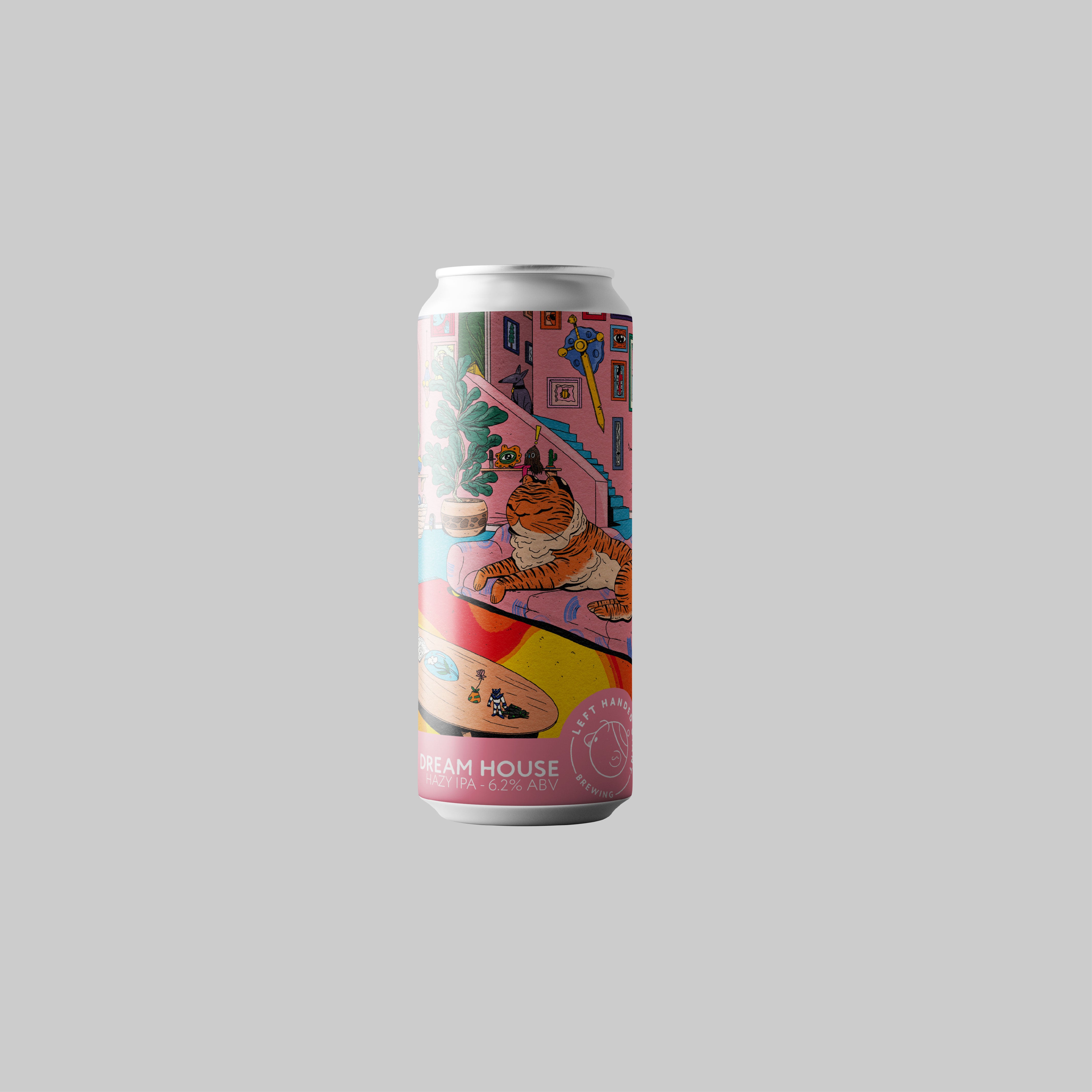 Left Handed Giant Dream House Hazy IPA Can 440ml 6.2% | Time2Drink